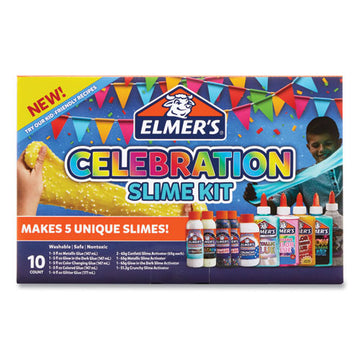 Elmer's® Slime Celebration Kit, 36.97 Oz, Assorted Colors freeshipping - TVN Wholesale